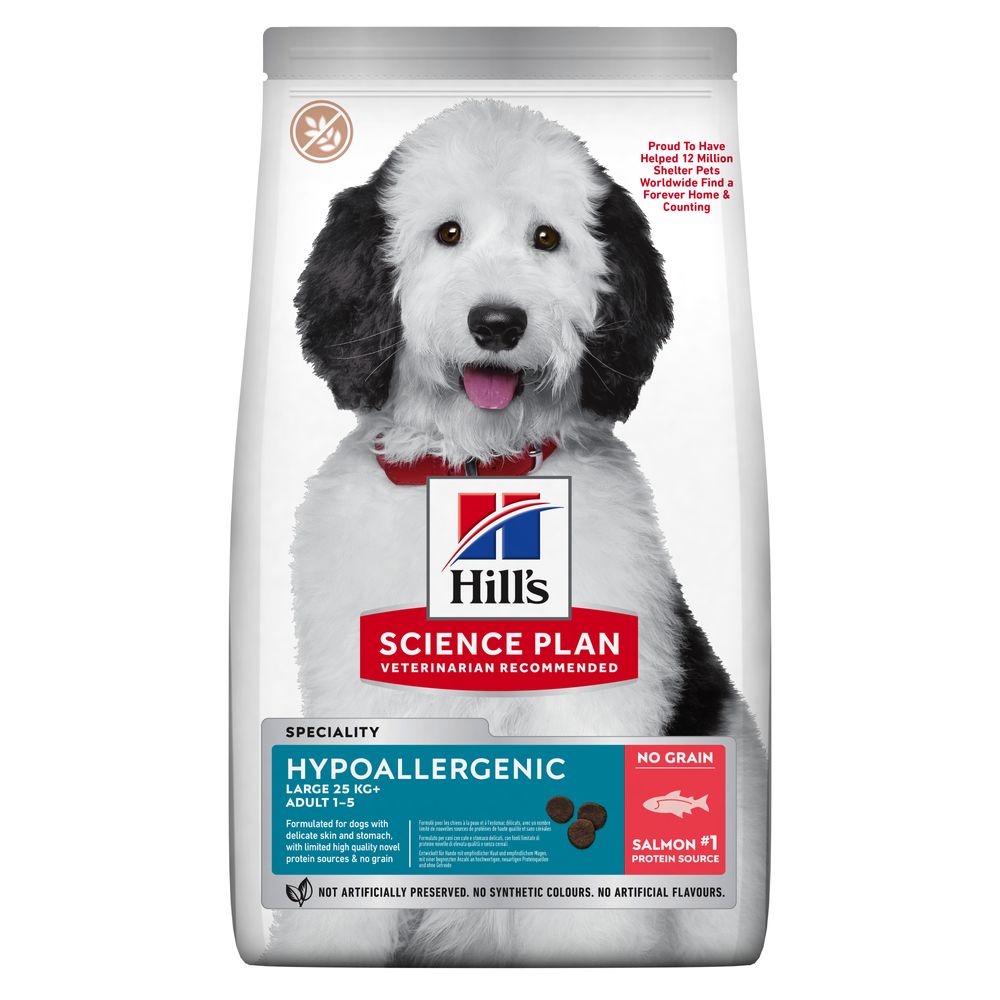 Hill's Science Plan Adult Hypoallergenic Large Breed mit Lachs - 14 kg von Hill's Science Plan