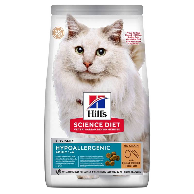 Hill's Science Plan Adult Hypoallergenic No Grain mit Ei & Insektenprotein - 1,5 kg von Hill's Science Plan