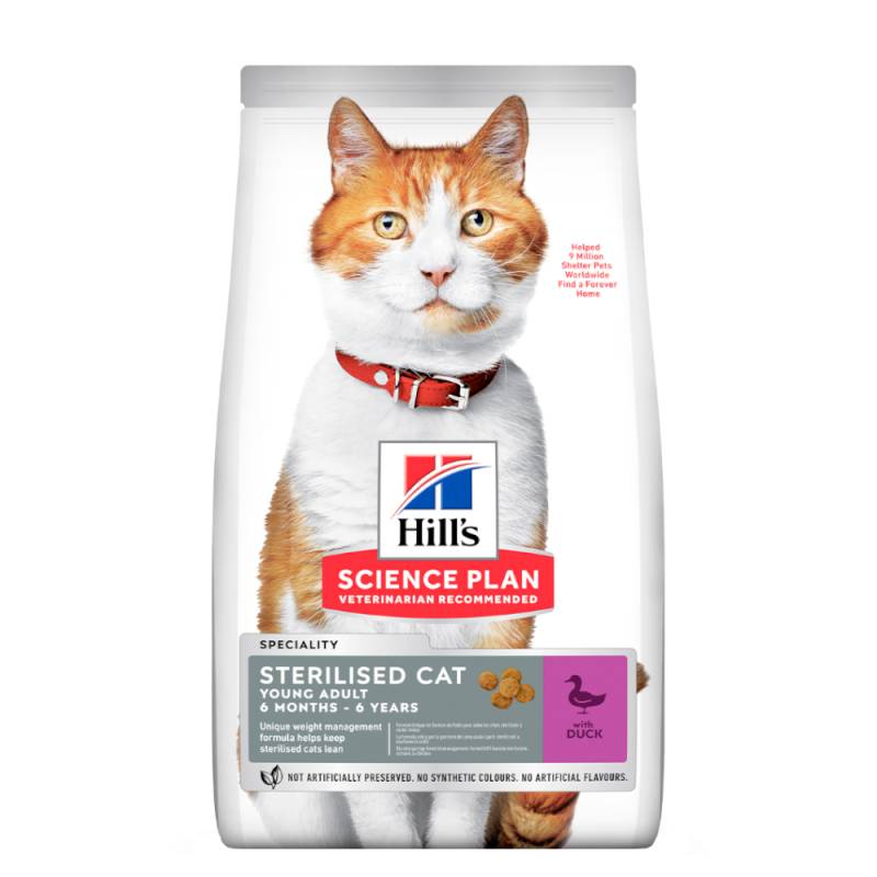 Hill's Science Plan Adult Sterilised Ente - Sparpaket: 2 x 10 kg von Hill's Science Plan