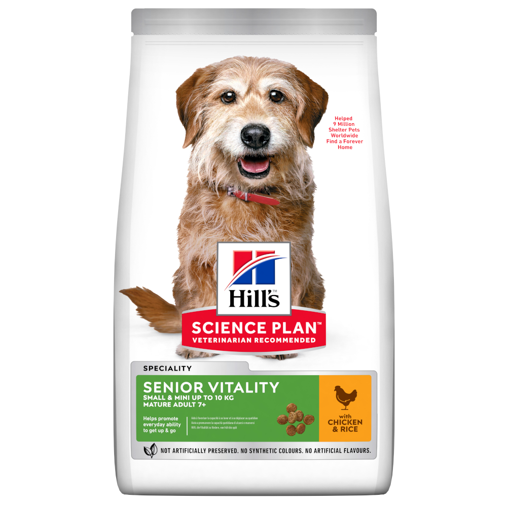 Hill's Science Plan Mature Adult Senior Vitality 7+ Small & Mini mit Huhn - 6 kg von Hill's Science Plan