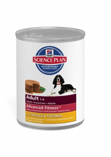 Hill's 188183/3960 Science PlanCanine Adult Huhn 12x370g Hundefutter nass von Hill's