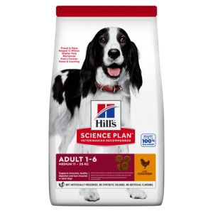 Hill&apos;s Adult Medium Huhn Hundefutter 2 x 2,5 kg von Hill&apos;s