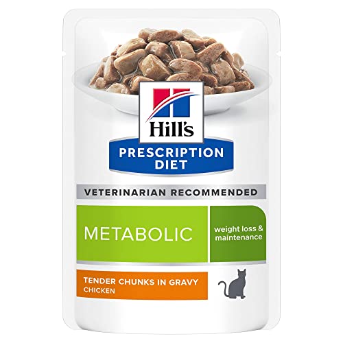 Hill`s Diätfutter für Katzen Metabolic Pouch, 2 x 12 Stück von Hill's