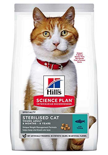 Hill's Science Plan - Feline Young Adult - Sterilised - Tuna - 7 kg Hill's Science Plan - Feline Young Adult - Sterilised - Tuna - 7 kg von Hill's