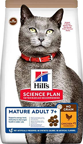 Hill's Science Plan No Grain Katzenfutter Huhn - Mature Adult - 1,5 kg von Hill's