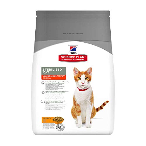 Hills Feline Sterilised Cat Young Chicken 3,5kg, 1er Pack (1 x 3.5 kg Packung) von Hill's