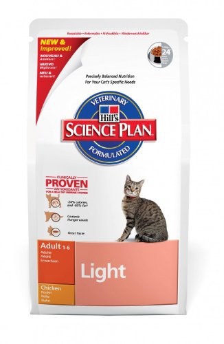 Hills Science Plan 4214 Feline Adult Light Huhn 5kg - Katzenfutter von Hill's