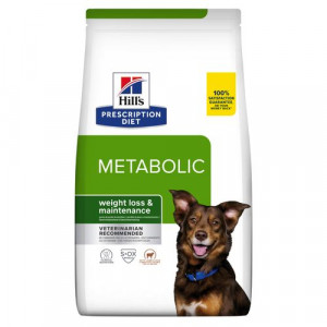 Hill's Prescription Metabolic Weight Management Hundefutter mit Huhn 12 kg + gratis (3 x 370g) Metabolic Weight Management von Hill&apos;s Prescription Diet