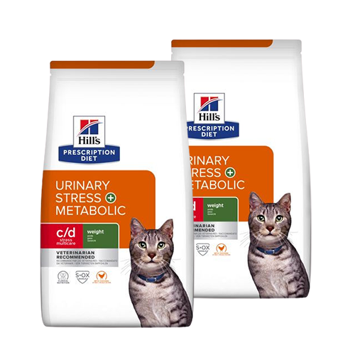 Hill&apos;s Prescription C/D Urinary Stress + Metabolic + Weight Care Katzenfutter 2 x 8 kg von Hill&apos;s Prescription Diet