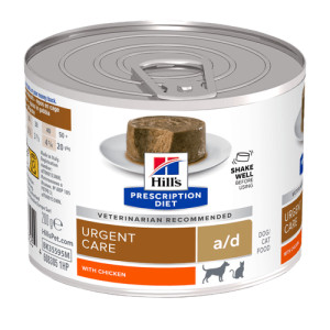 Hill&apos;s Prescription Diet A/D Urgent Care Nassfutter für Hunde/Katzen mit Huhn (Dose) 2 Paletten (24 x 200 g) von Hill&apos;s Prescription Diet