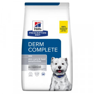 Hill&apos;s Prescription Diet Derm Complete Mini Hundefutter mit Reis und Ei 2 x 6 kg + gratis (6 x 370g) Derm Complete von Hill&apos;s Prescription Diet