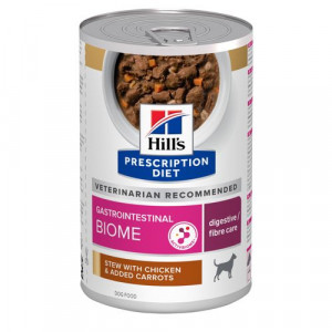 Hill&apos;s Prescription Diet Gastrointestinal Biome Ragout für Hunde mit Huhn und Karotten (Dose) 1 Palette (12 x 354 g) von Hill&apos;s Prescription Diet