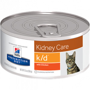 Hill&apos;s Prescription Diet K/D Kidney Care Nassfutter für Katzen mit Huhn 156g 1 Palette (24 x 156 g) von Hill&apos;s Prescription Diet