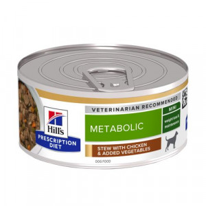 Hill&apos;s Prescription Diet Metabolic Weight Management Ragout für Hunde mit Huhn und Gemüse (Dose) 1 Palette (24 x 156 g) von Hill&apos;s Prescription Diet