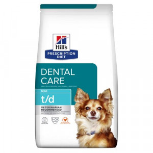 Hill&apos;s Prescription Diet T/D Dental Care Mini Hundefutter mit Huhn 2 x 3 kg von Hill&apos;s Prescription Diet