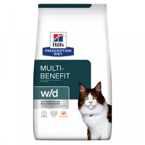 Hill&apos;s Prescription Diet W/D Multi-Benefit Katzenfutter mit Huhn 2 x 3 kg von Hill&apos;s Prescription Diet