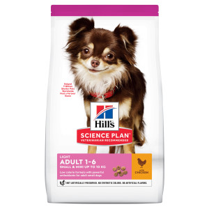 Hill&apos;s Adult Light Small & Mini Huhn Hundefutter 2 x 6 kg von Hill&apos;s