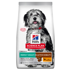 Hill&apos;s Adult Medium Perfect Weight & Active Mobility mit Huhn Hundefutter 2,5 kg von Hill&apos;s