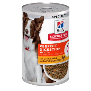 Hill&apos;s Adult Perfect Digestion mit Huhn Hunde-Nassfutter 363g Dosen 1 Palette (12 x 363 g) von Hill&apos;s