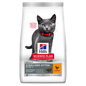 Hill&apos;s Kitten Sterilised Katzenfutter mit Huhn 1,5 kg von Hill&apos;s