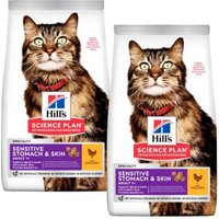 Hill's Science Plan Sensitive Stomach & Skin Adult 2x7 kg von Hills