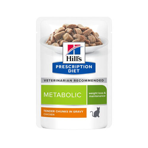 Hill's Prescription Diet Metabolic Weight Management - Frischebeutel - 48 x 85 g - Huhn von Hills