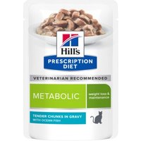 Hill's Prescription Diet Metabolic Weight Management mit Huhn Meeresfisch 12x85 g von Hills