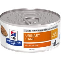 Hill's Prescription Diet Urinary Care c/d Multicare mit Huhn 48x156 g von Hills