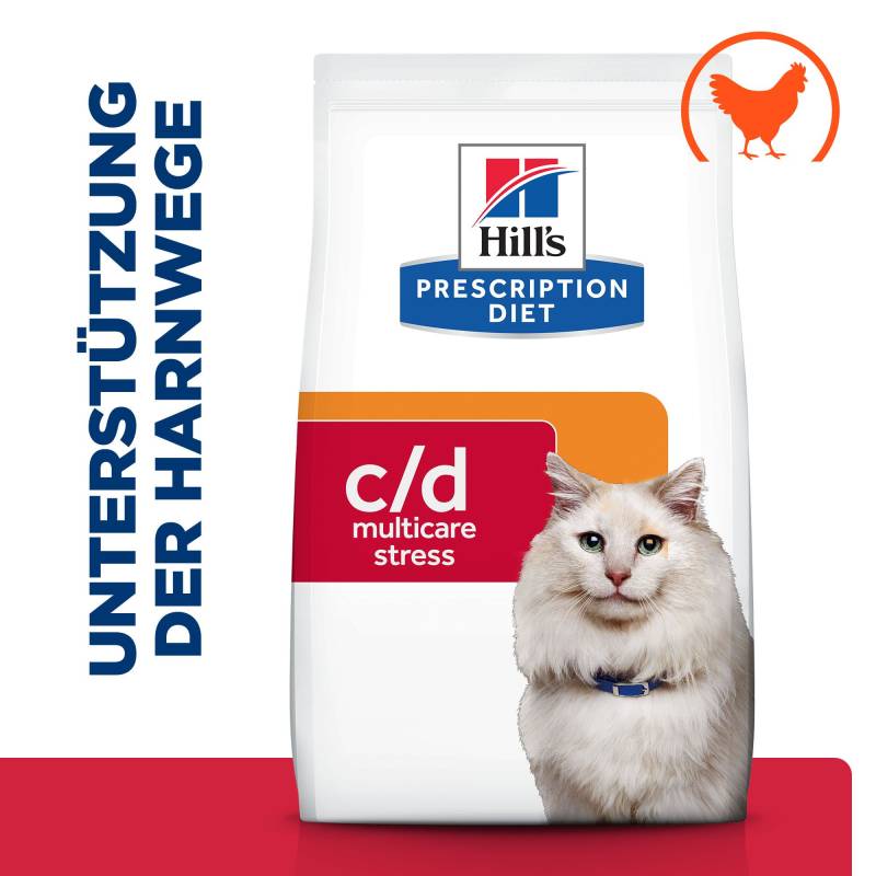 Hill's Prescription Diet c/d Urinary Care - Stress - Feline - Huhn - 3 kg von Hills