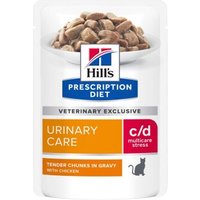 Hill's Prescription Diet c/d Urinary Stress Huhn 24x85 g von Hills