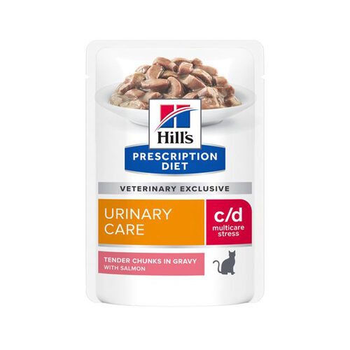 Hill's Prescription Diet c/d Urinary Stress Katzenfutter - Frischebeutel - 36 x 85 g von Hills