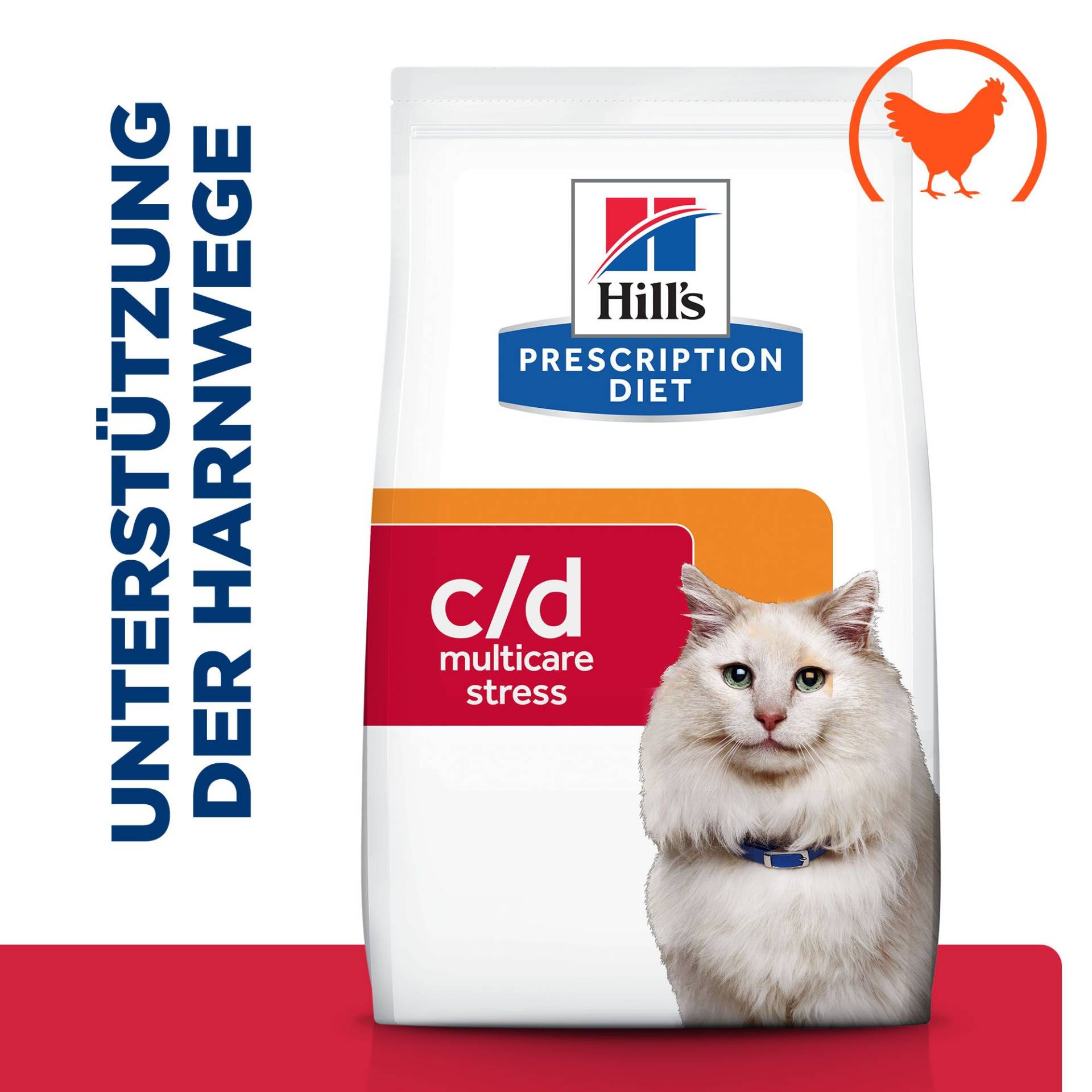 Hill's Prescription Diet c/d Urinary Stress Katzenfutter - Huhn - 1,5 kg von Hills