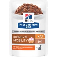 Hill's Prescription Diet k/d + Mobility Feline mit Huhn 48x85 g von Hills