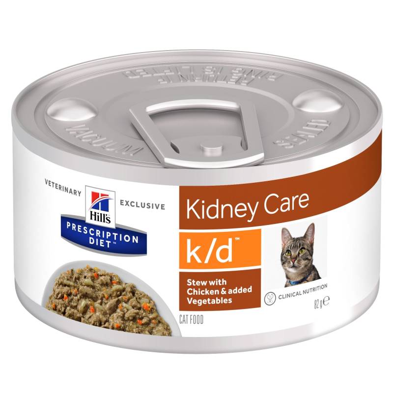 Hill's Prescription Diet k/d Kidney Care Ragout Katzenfutter - Dosen - 72 x 82 g von Hills