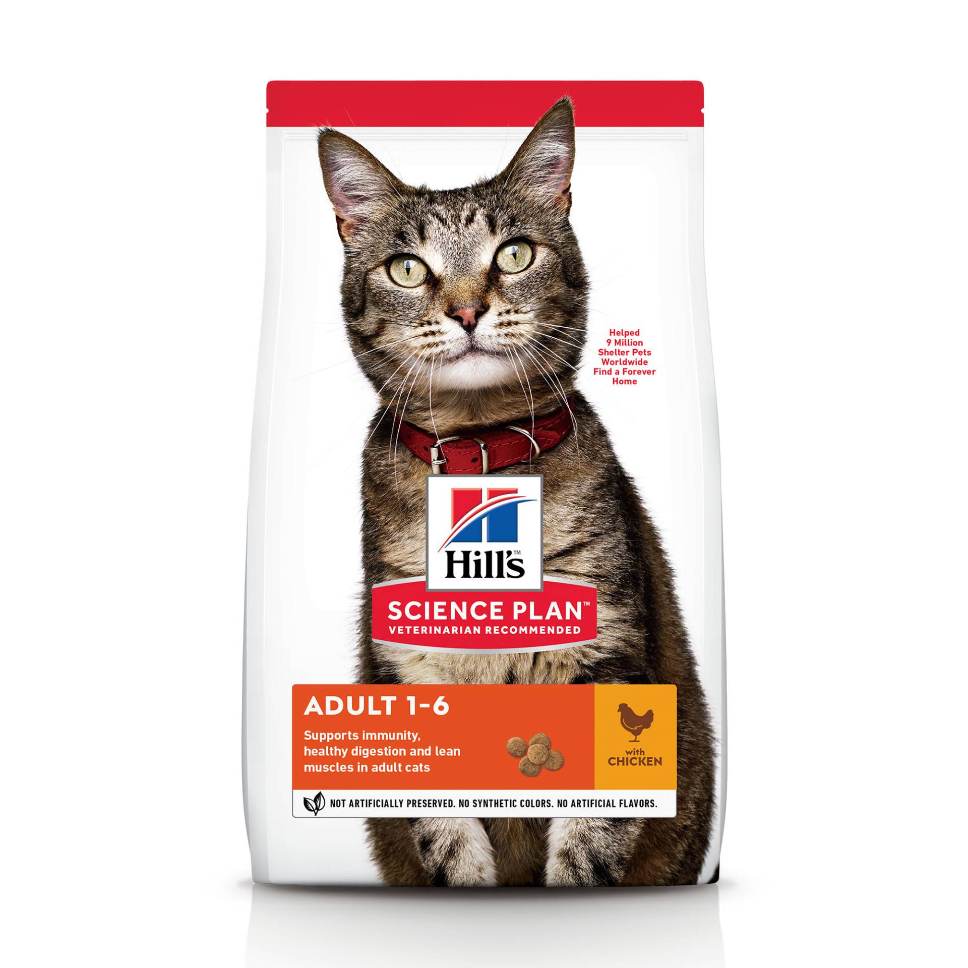 Hill's Science Plan Adult Katzenfutter - Huhn - 10 kg von Hills