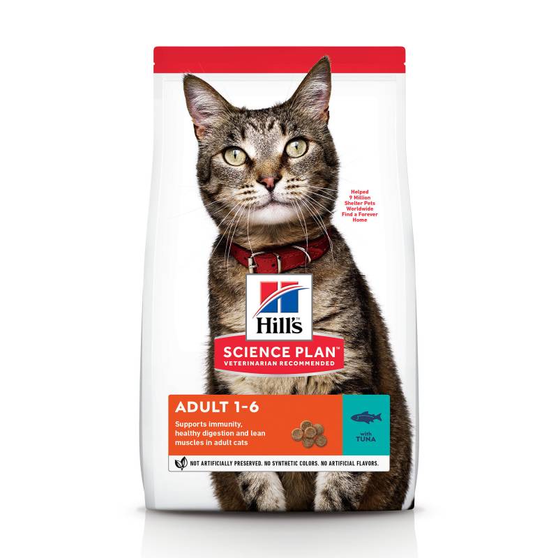 Hill's Science Plan Adult Katzenfutter - Thunfisch - 10 kg von Hills