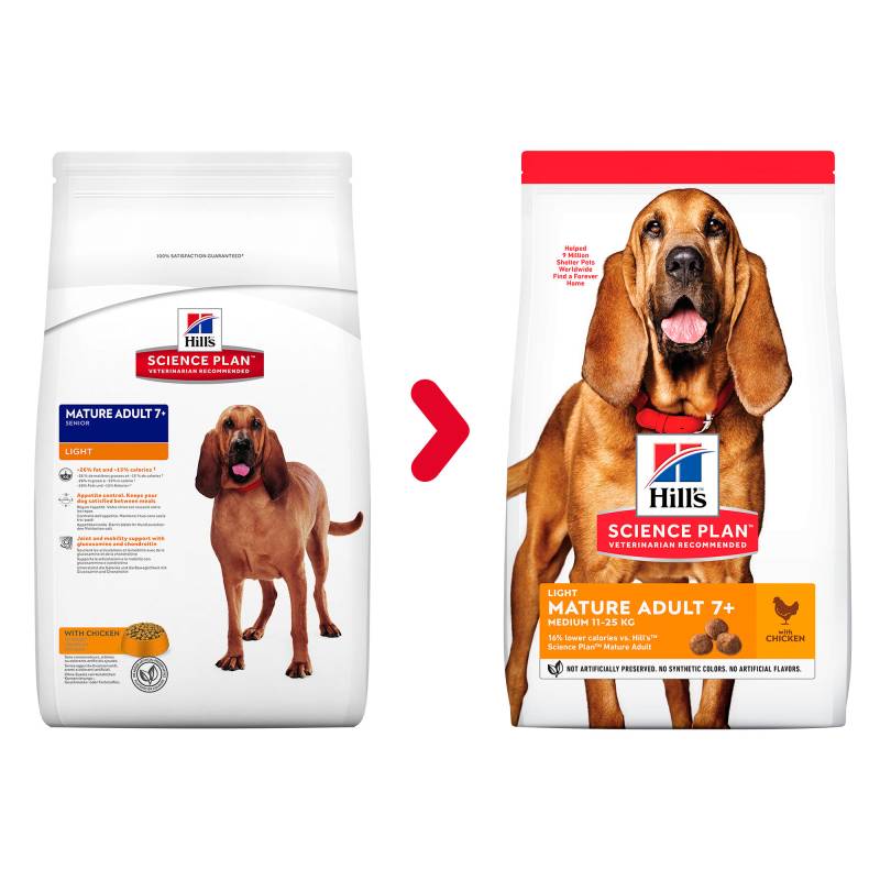 Hill's Science Plan - Canine Mature/Adult - Light 14 kg von Hills