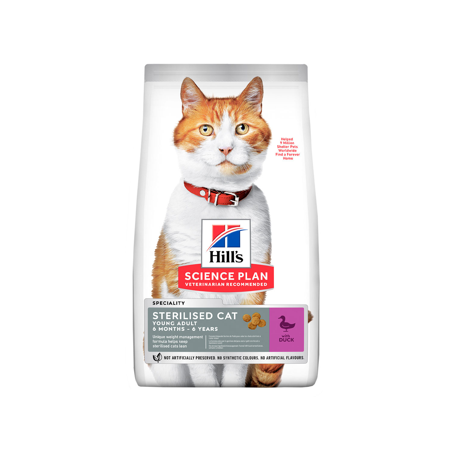 Hill's Science Plan - Feline Adult - Sterilised - Ente - 7 kg von Hills