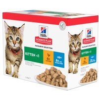 Hill's Science Plan Kitten Multipack Fisch & Huhn 12x85 g von Hills