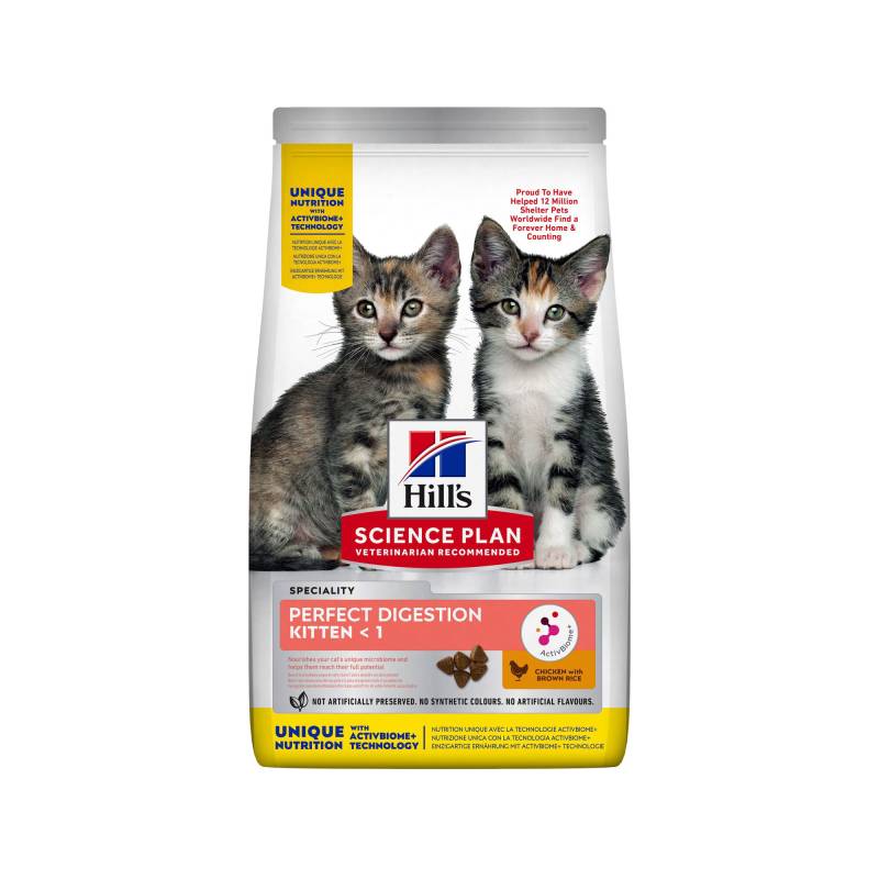 Hill's Science Plan Kitten Perfect Digestion Katzenfutter - 1,5 kg von Hills