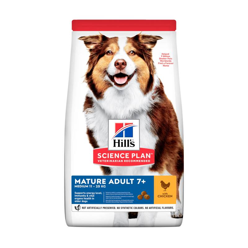 Hill's Science Plan Mature/Adult Active Longevity Medium Hundefutter - Huhn - 18 kg von Hills