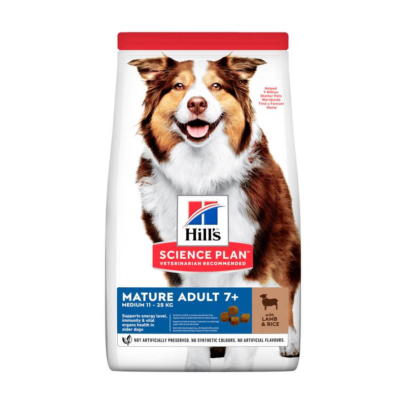 Hill's Science Plan Mature/Adult Active Longevity Medium Hundefutter - Lamm & Reis - 14 kg von Hills