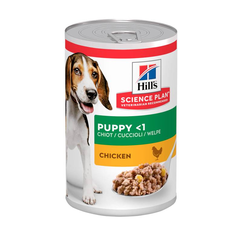 Hill's Science Plan - Medium Puppy - Huhn - Dosen 12 x 370 g von Hills