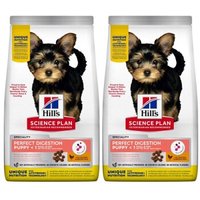 Hill's Science Plan Perfect Digestion Puppy Small & Mini mit Huhn und Reis 2x6 kg von Hills