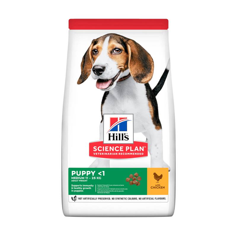 Hill's Science Plan Puppy Healthy Development Medium Hundefutter - Huhn - 18 kg von Hills