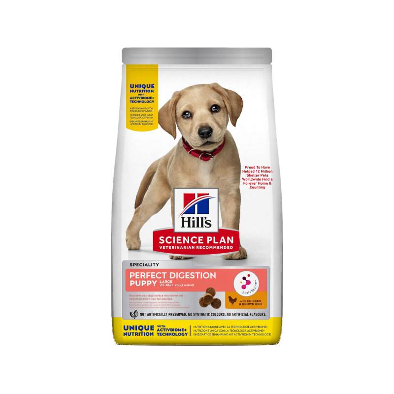 Hill's Science Plan Puppy Perfect Digestion Large Hundefutter - 14,5 kg von Hills