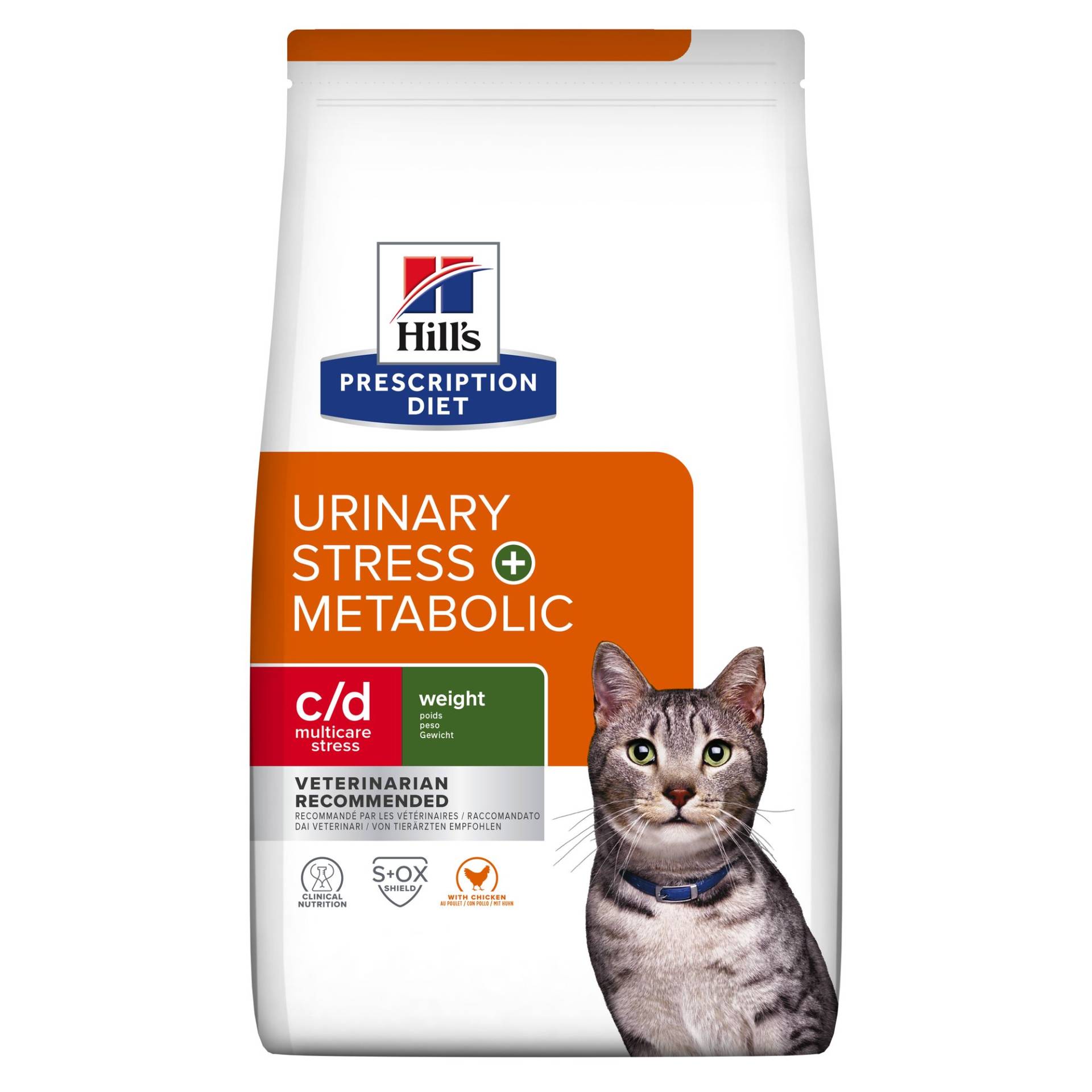 Hill's - c/d Urinary Stress + Metabolic - Feline - 2 x 3 kg von Hills