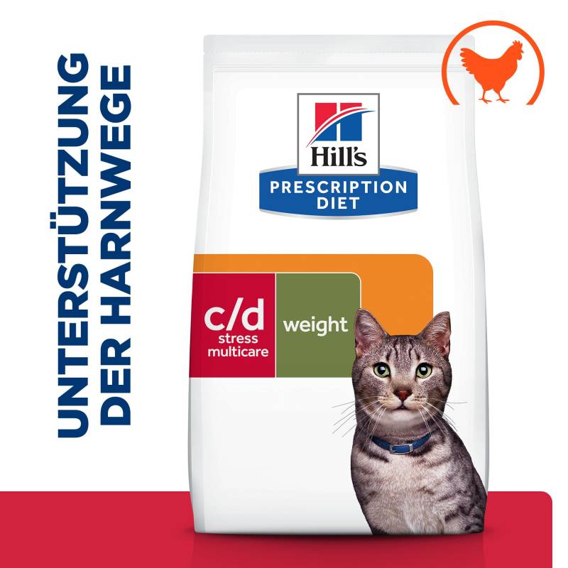 Hill's - c/d Urinary Stress + Metabolic - Feline - 3 kg von Hills