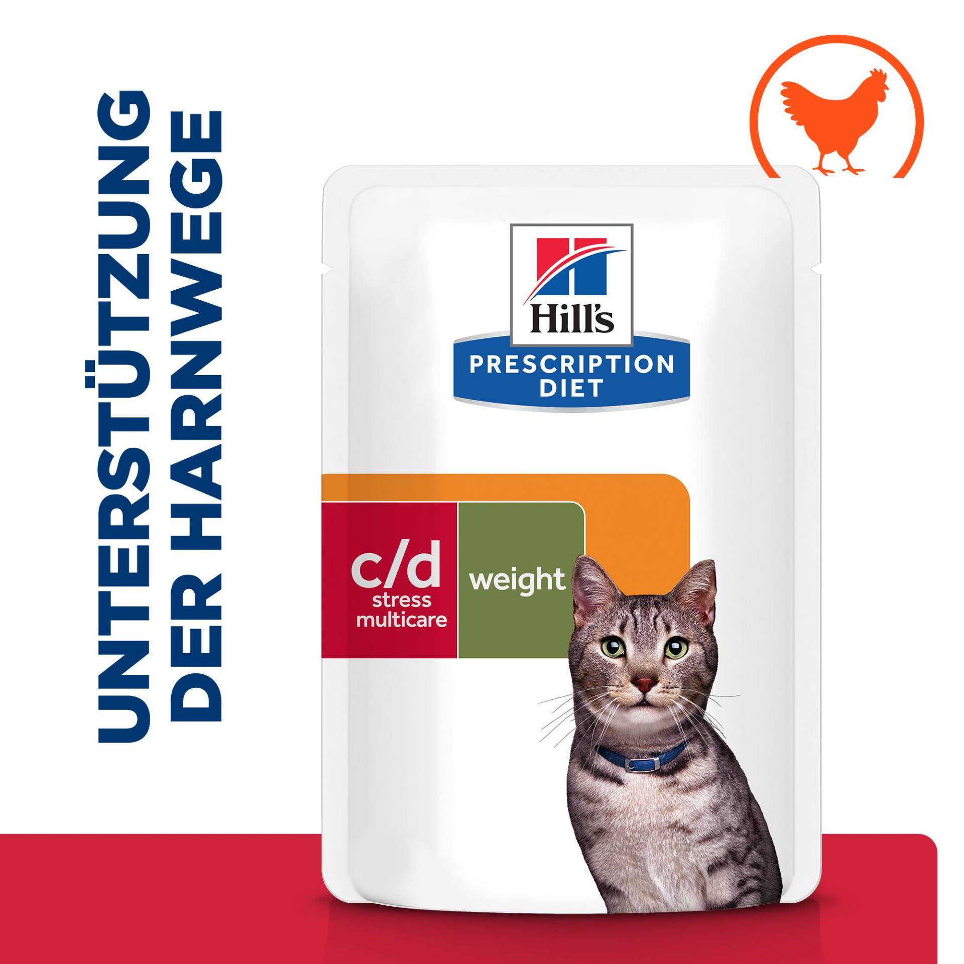 Hill's - c/d Urinary Stress + Metabolic - Feline - 36 x 85 g von Hills