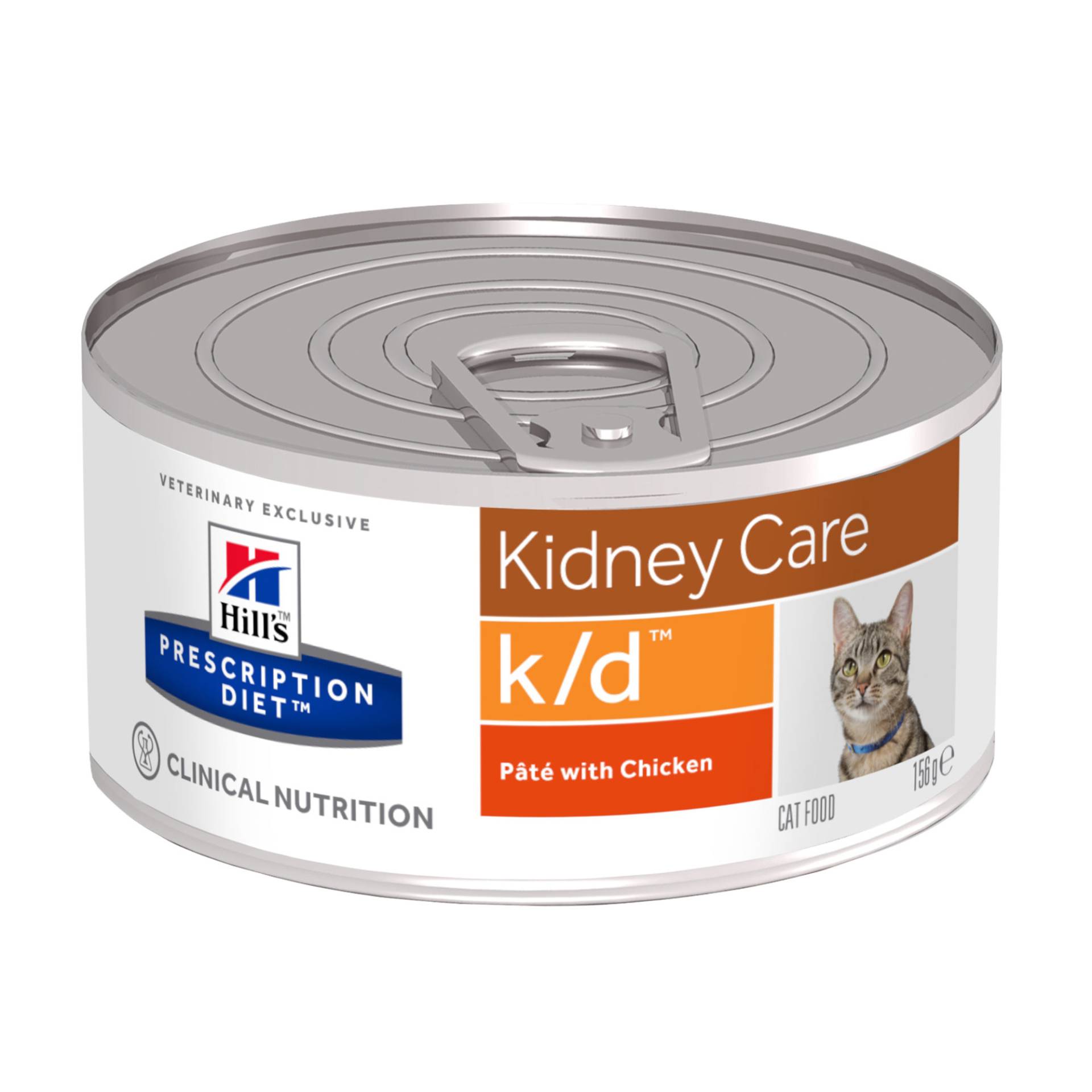 Hill's k/d - Feline - Dose - Huhn- 24 x 156 g von Hills